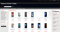 Desktop Screenshot of expressunlockcodes.com